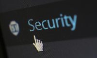 security-protection-anti-virus-software-60504-60504 Close-up view of a mouse cursor over digital security text on display.